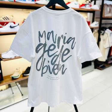 Áo thun Mariagedebien (MGDB) - White/Grey Đậm T-shirt