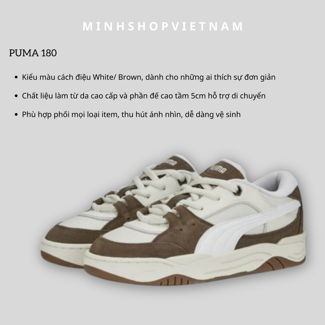 Minhshop.vn - Giày Puma 180 Vapor Gray Chocolate [389267 03]