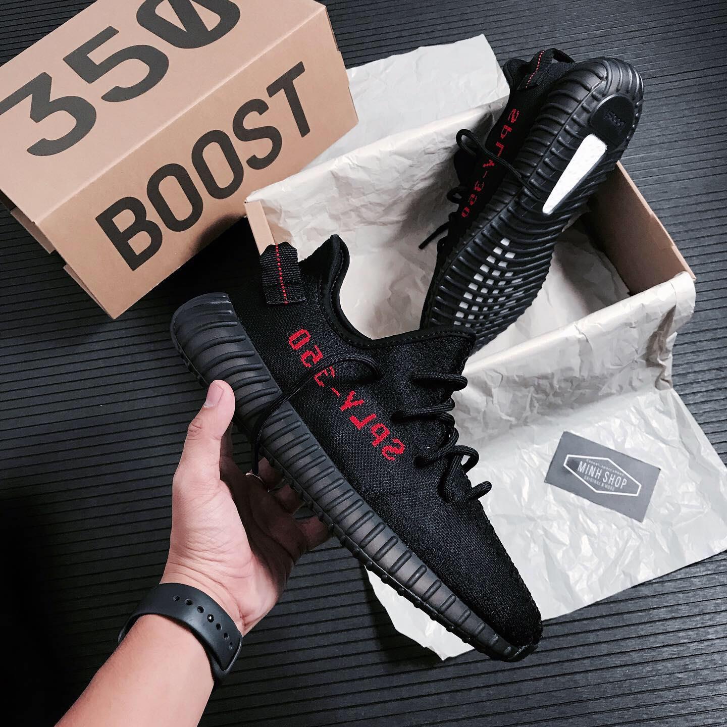Minhshop.vn - 🆘 most wanted 🆘 Giày Adidas Yeezy Boost 350 V2 Core Black  Red [CP9652] [O]