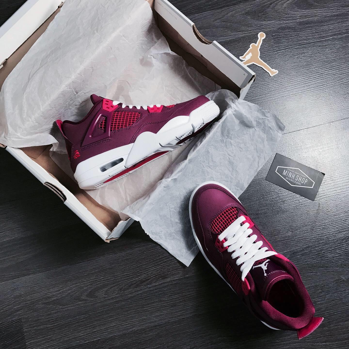 Minhshop.vn - GiÃ y Nike Air Jordan 4 Retro Valentine's Day V ** [487724 661]