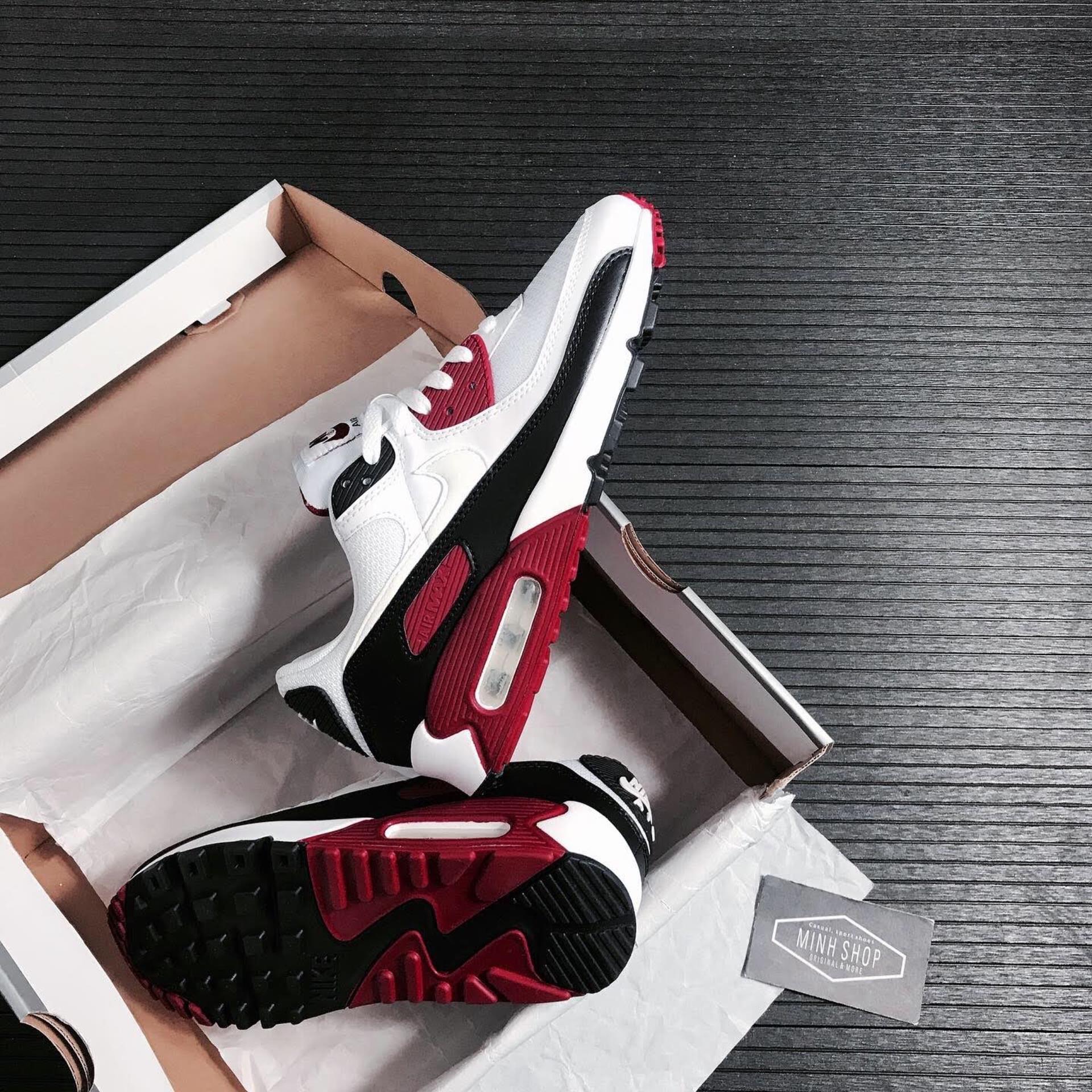 Minhshop.vn - ðHighest Ratedð Nike Air Max 90 Recraft New Maroon [CT4352 104]