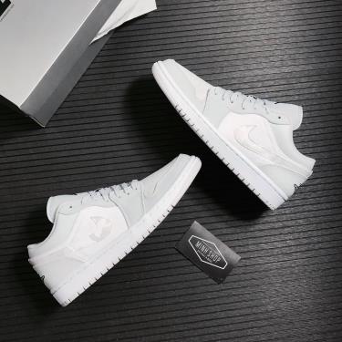 Giày Nike Air Jordan 1 Low White Camo V ** [DC9036 100]