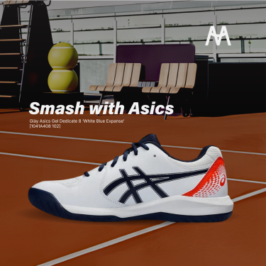 Giày Asics Gel Dedicate 8 ‘White Blue Expanse’ [1041A408 102] - Image 1