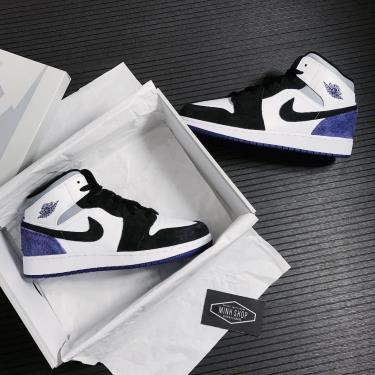 Hàng Chính Hãng Nike Jordan 1 Mid SE Purple GS 2021** Hàng Chính Hãng Nike Jordan 1 Mid SE Purple GS 2021**