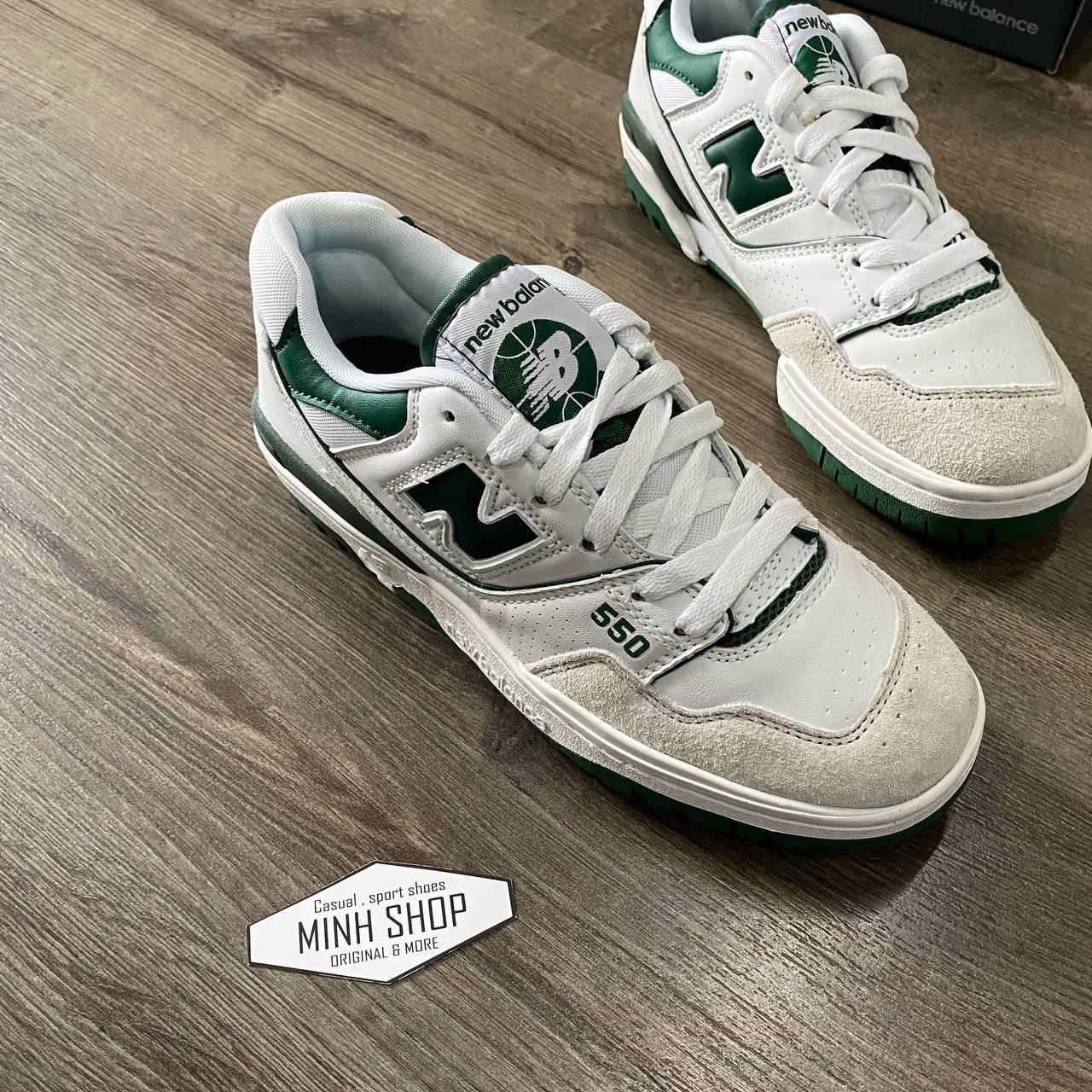 Minhshop.vn - Giày New Balance 550 'White Green' [BB550WT1] yyy