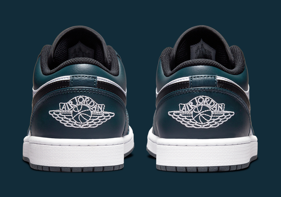 Minhshop.vn - Giày Nike Air Jordan 1 Low 'Dark Teal' [553558-411]