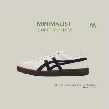 Giày  Onitsuka Tiger Advanti 'Cream White Black' [1183B799 101]