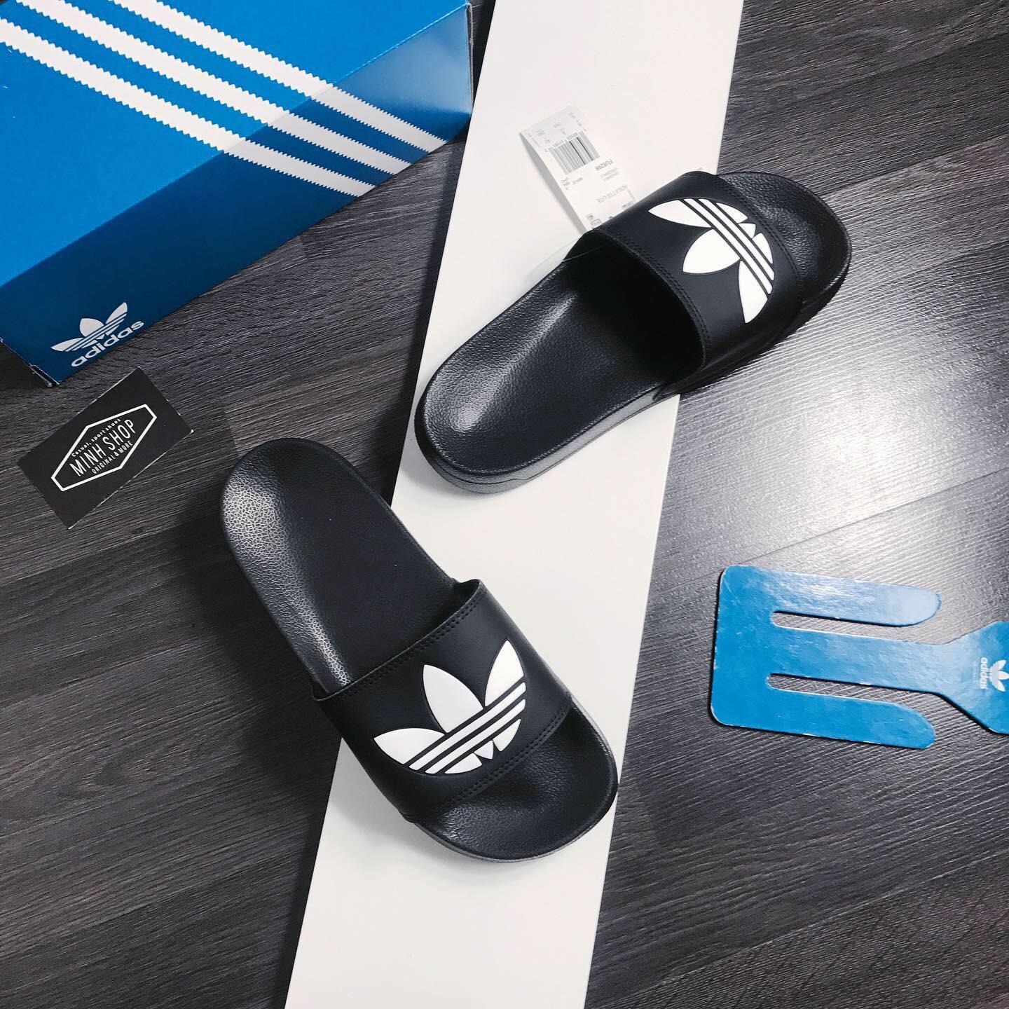 Adidas Men Adilette Cloud-foam Slipper Shoes White Beach Slide Sandals  AQ1702 | eBay