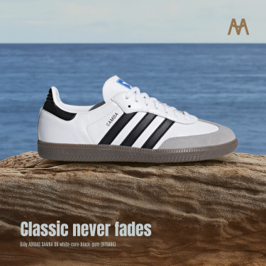 Giày ADIDAS SAMBA OG white-core-black-gum [B75806] - Image 1