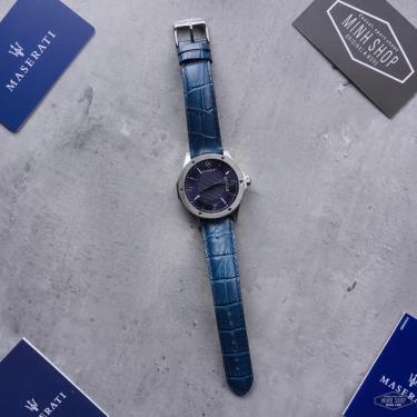 Đồng Hồ Maserati  Circuito Collection Blue Leather Watch **  [R8851127003]
