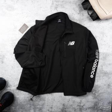 Hàng Chính Hãng Áo Khoác Jacket NewBalance Black/White LOGO 2021