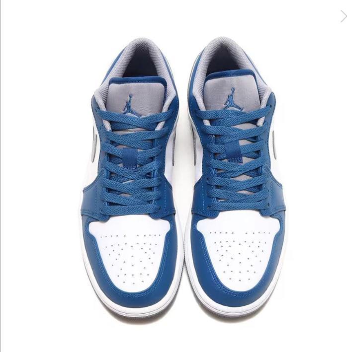 Minhshop.vn - Giày Nike Air Jordan 1 Low 'True Blue Cement