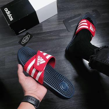 Hàng Chính Hãng Dép Adidas Adissage Slides  Red/Navy 2020**