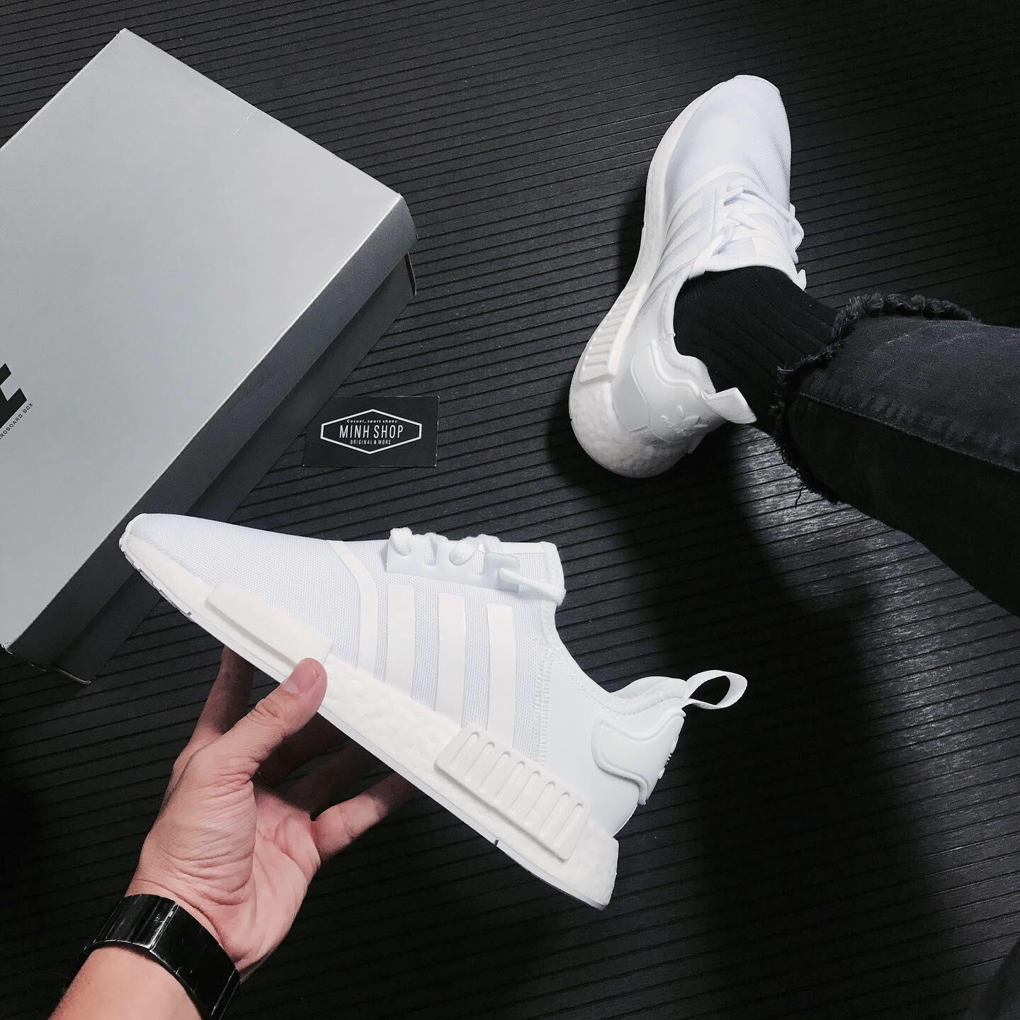 Minhshop.vn - GiÃ y Adidas NMD R1 'Triple White' ** [FY9384]
