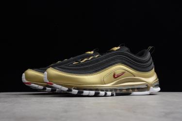 Sale Shock Giày Nike Air Max 97 Black Metallic Gold - [At5458-002] Áp Dụng  Chuyển Khoản - Minhshop.Vn