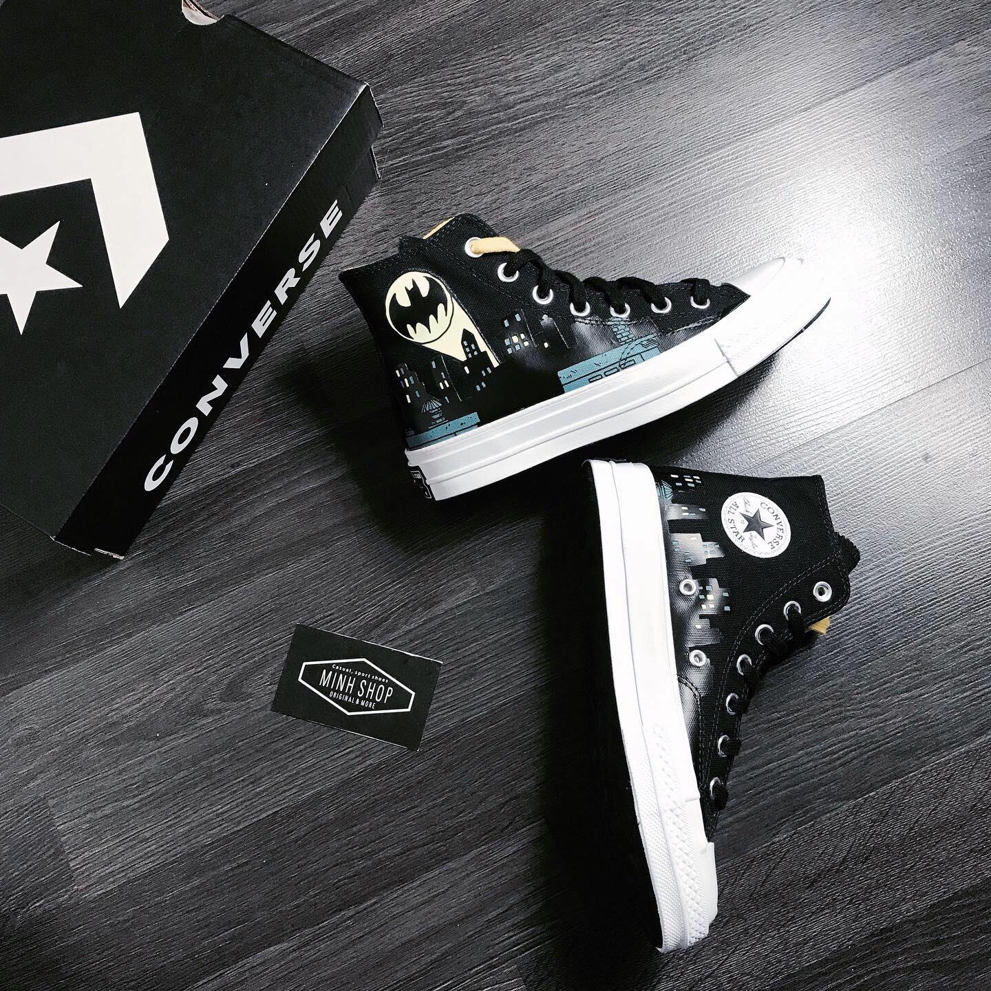  - Hàng Chính Hãng Converse X Batman X ChinaTown Chuck 70 Hi  Black 2020**