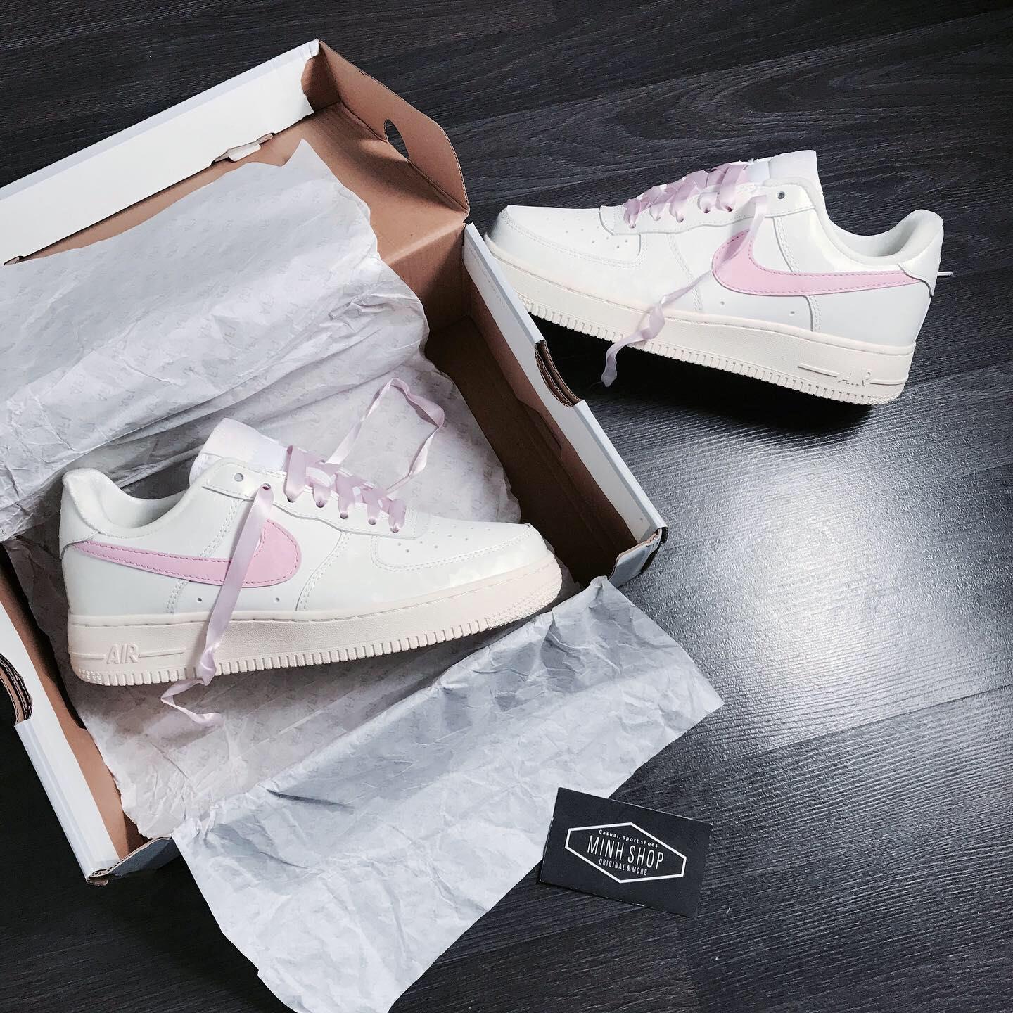 nike air force 1 sail arctic pink