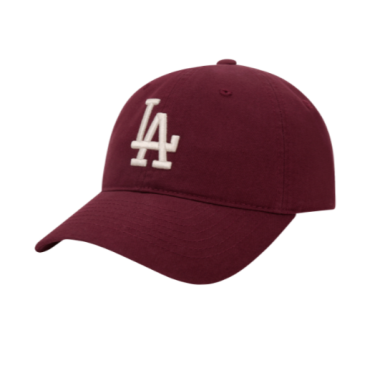 Hàng Chính Hãng Nón MLB Cover Ball LA Dodgers Burgundy **2020**