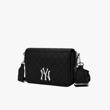 Hàng Chính Hãng Túi MLB Monogram Hoodie Bag New York Yankees Black 2021** 32BGPB111-50L hang-chinh-hang-tui-mlb-monogram-hoodie-bag-new-york-yankees-black-2021-32bgpb111-50l