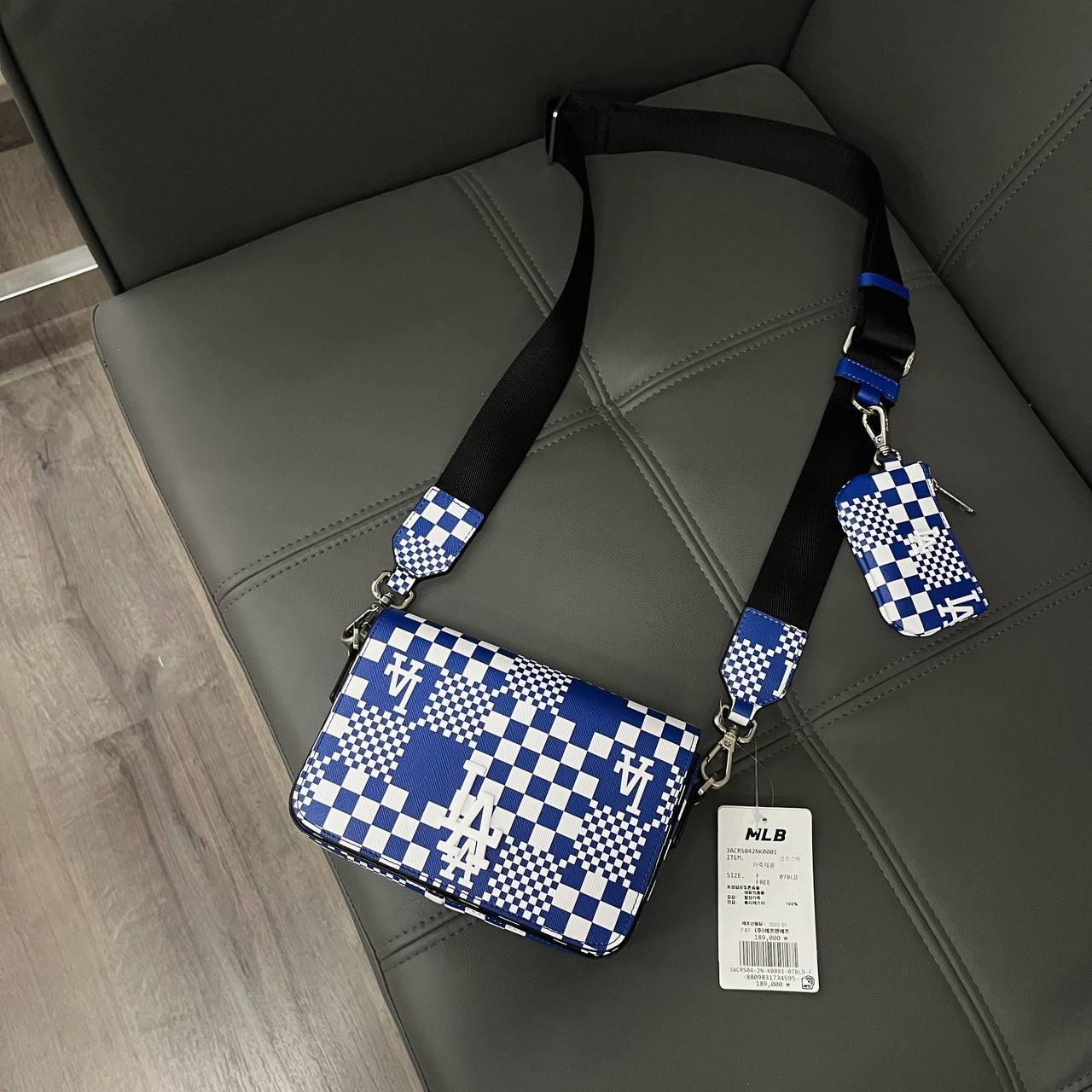 MLB x aespa - Checkerboard Mini Cross Bag