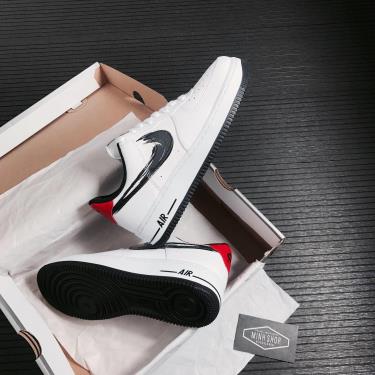 Hàng Chính Hãng Nike Air Force 1 Low Brushstroke White Black 2021** Hàng Chính Hãng Nike Air Force 1 Low Brushstroke White Black 2021**