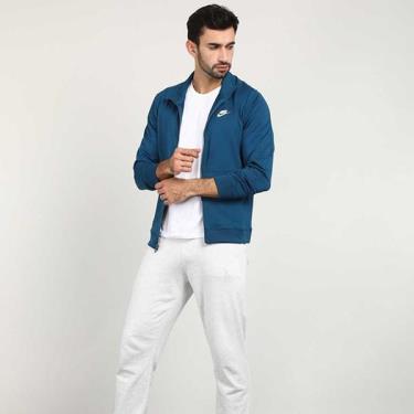 Áo Khoác Jacket Nike Basic Polyester Zip Blue [BQ2014 474]