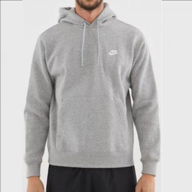  - Áo Hoodie Nike Sportswear Club Fleece Pullover Light Grey  [BV2654 063]