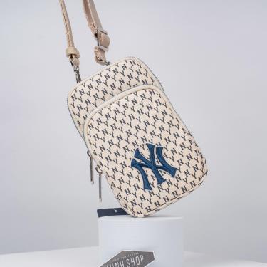 Túi MLB Monogram Mini Cross Bag New York Yankees  White  [32BGDK111 50I] [ O ]