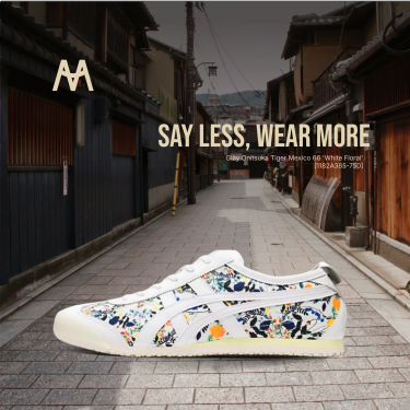 Giày Onitsuka Tiger Mexico 66 'White Floral' [1182A365-750] - Image 1