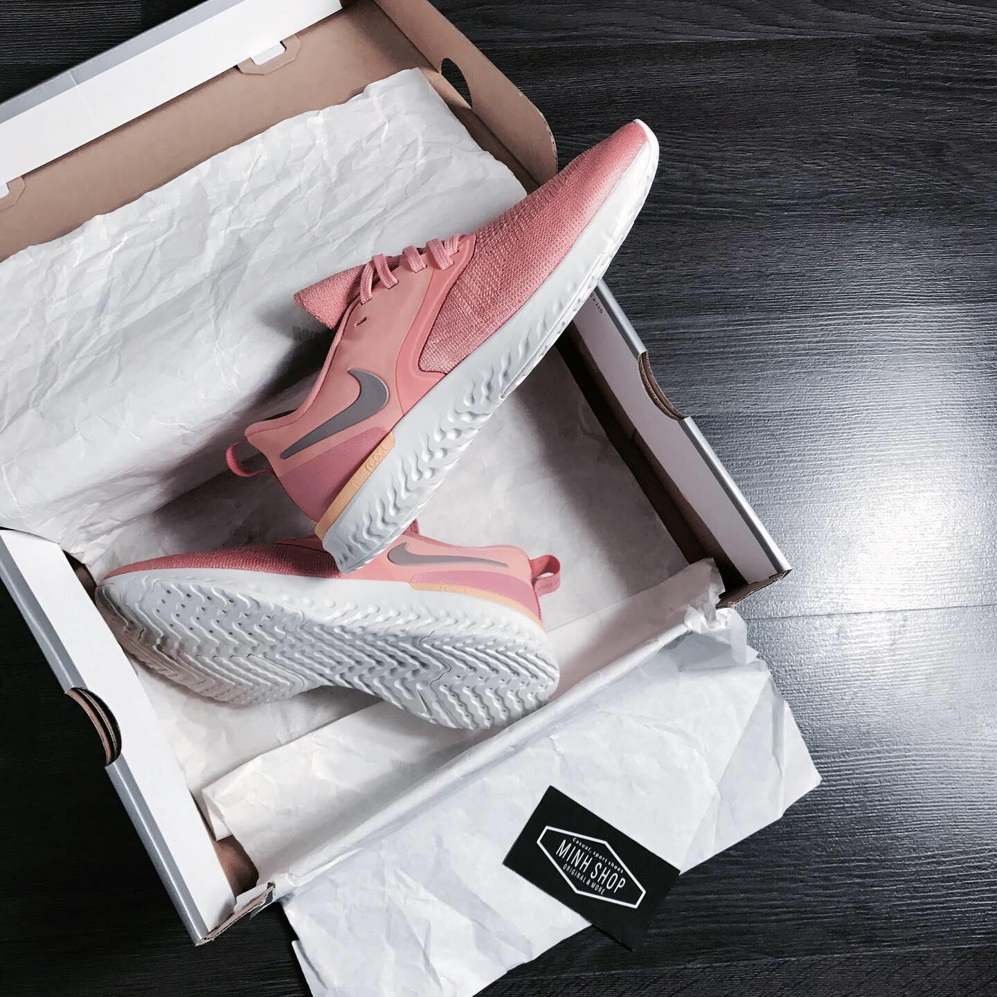 Minhshop.vn - GiÃ y Nike Odyssey React Flyknit 2 Light Orange/ White [AH1016 602]