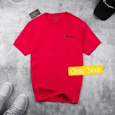 OFF~50% Hàng Chính Hãng Áo Thun Champion Embroidered Script Logo Red/Black 2021** off-50-hang-chinh-hang-ao-thun-champion-embroidered-script-logo-red-black-2021