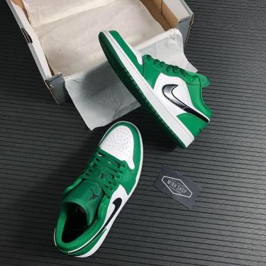 Giày Nike Jordan 1 Low Pine Green  ** [ 553558-301]