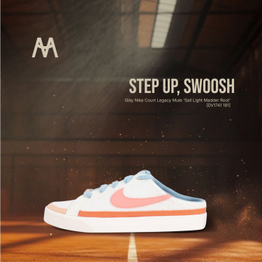 Giày Nike Court Legacy Mule 'Sail Light Madder Root' [DV1741 181] [ O ] - Image 1