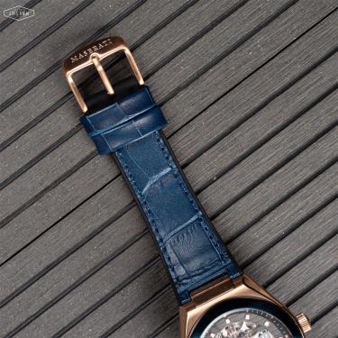 Đồng Hồ Maserati Triconic Automatic Navy/Gold Watch ** [R8821139002]