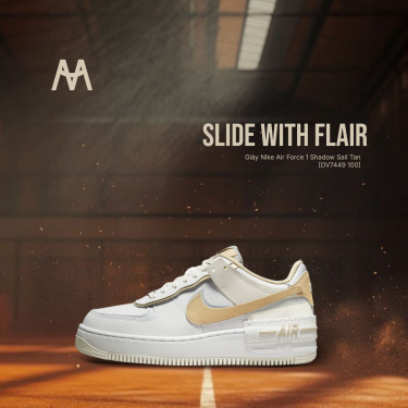 Giày Nike Air Force 1 Shadow Sail Tan [DV7449 100] - Image 1