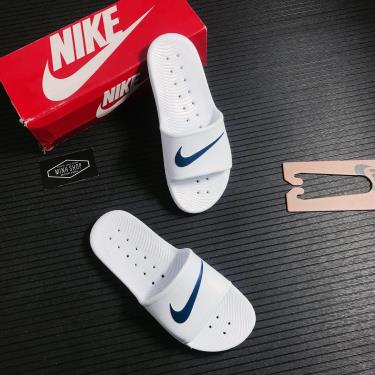 Dép Nike Kawa Shower White/Blue 2021**