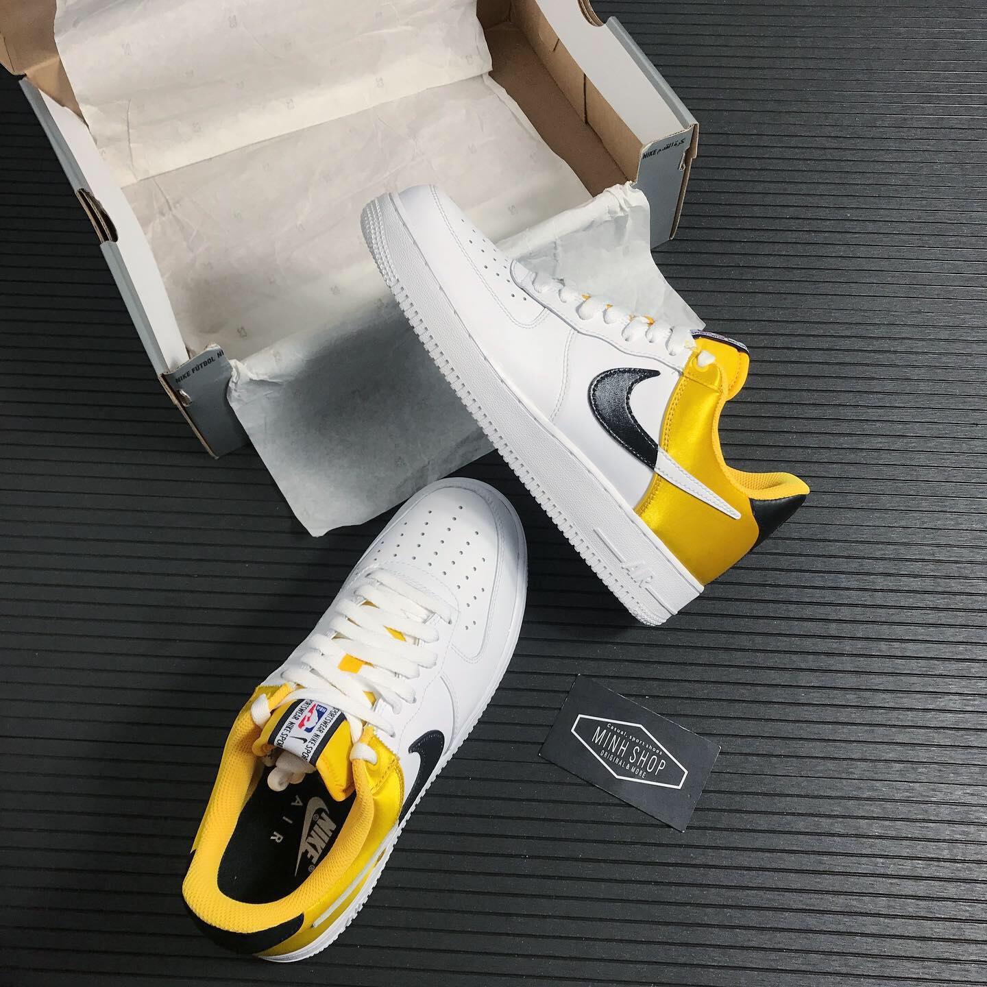 Minhshop.vn - GiÃ y Nike Air Force 1 x NBA with Amarillo Satin V ** [BQ4420 700]