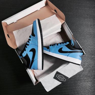 💲Highest Rated💲 Hàng Chính Hãng Nike Air Jordan 1 Low 'University Blue Black' 2021** 553558 403 💲Highest Rated💲 Hàng Chính Hãng Nike Air Jordan 1 Low 'University Blue Black' 2021** 553558 403