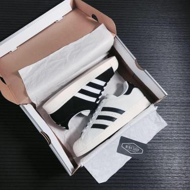 Hàng Chính Hãng Adidas Superstar  Adv Split White Black 2021**