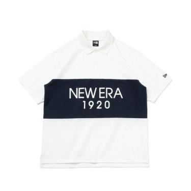 Áo Thun Polo New Era SS OS PL PANEL ''White/Navy'' [14121840]