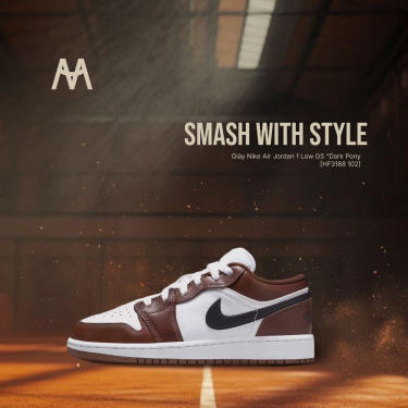 Giày Nike Air Jordan 1 Low GS “Dark Pony” [HF3188 102] - Image 1