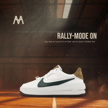 Giày Nike Air Force1 PLT.AF.ORM 'Sail Pro Green'  [FB1856 131] - Image 1