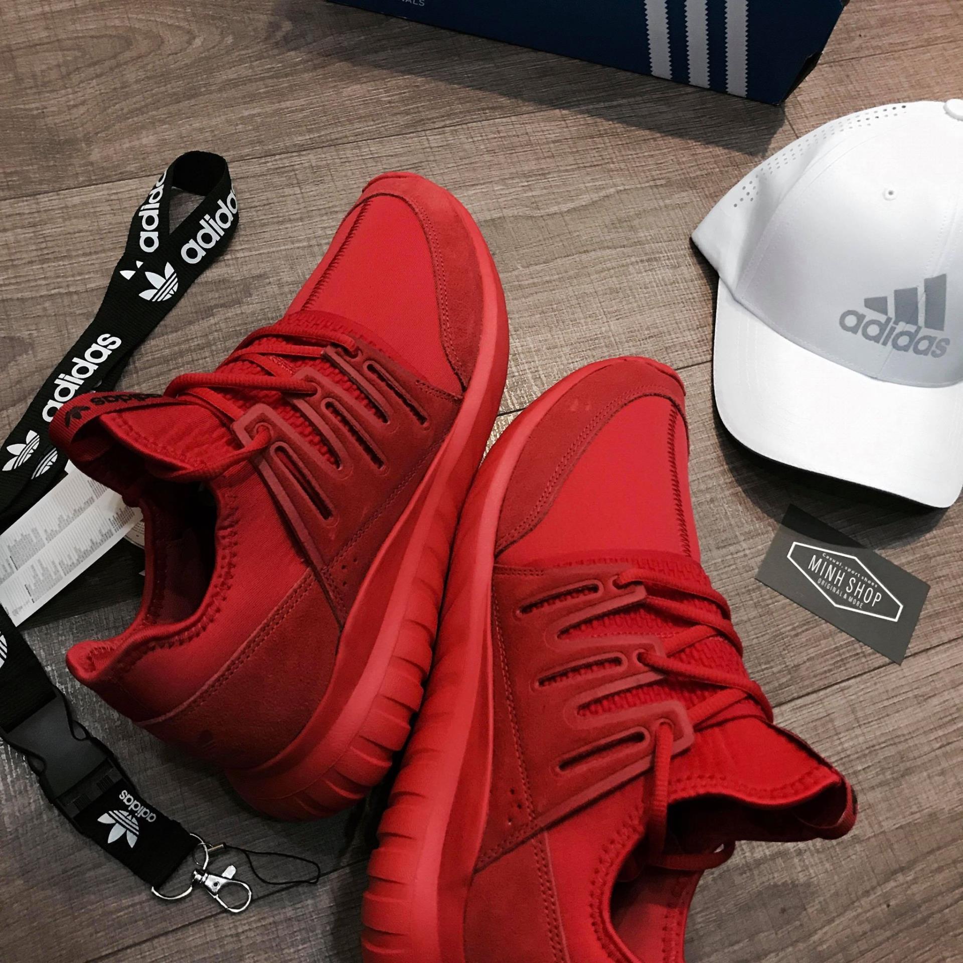 Adidas tubular discount radial all red