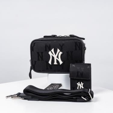 MLB กระเป๋าสะพาย NYLON METAL LOGO UNISEX ACCESSORY UNISEX CROSSBODY BAG  3ACRM021N 50BKS NEW YORK YANKEES BLACK