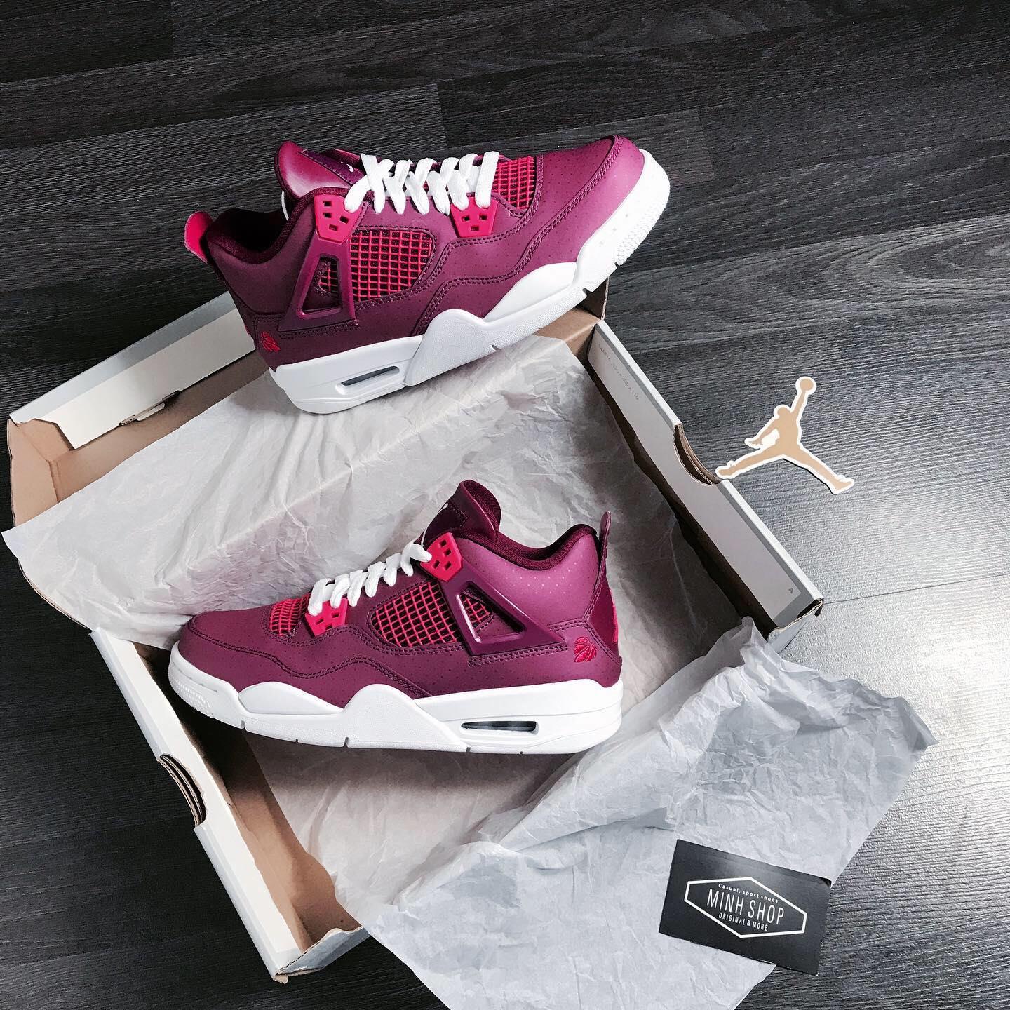 Nike Air Jordan 4 True Berry Valentines Day 487724-661 - FebRun