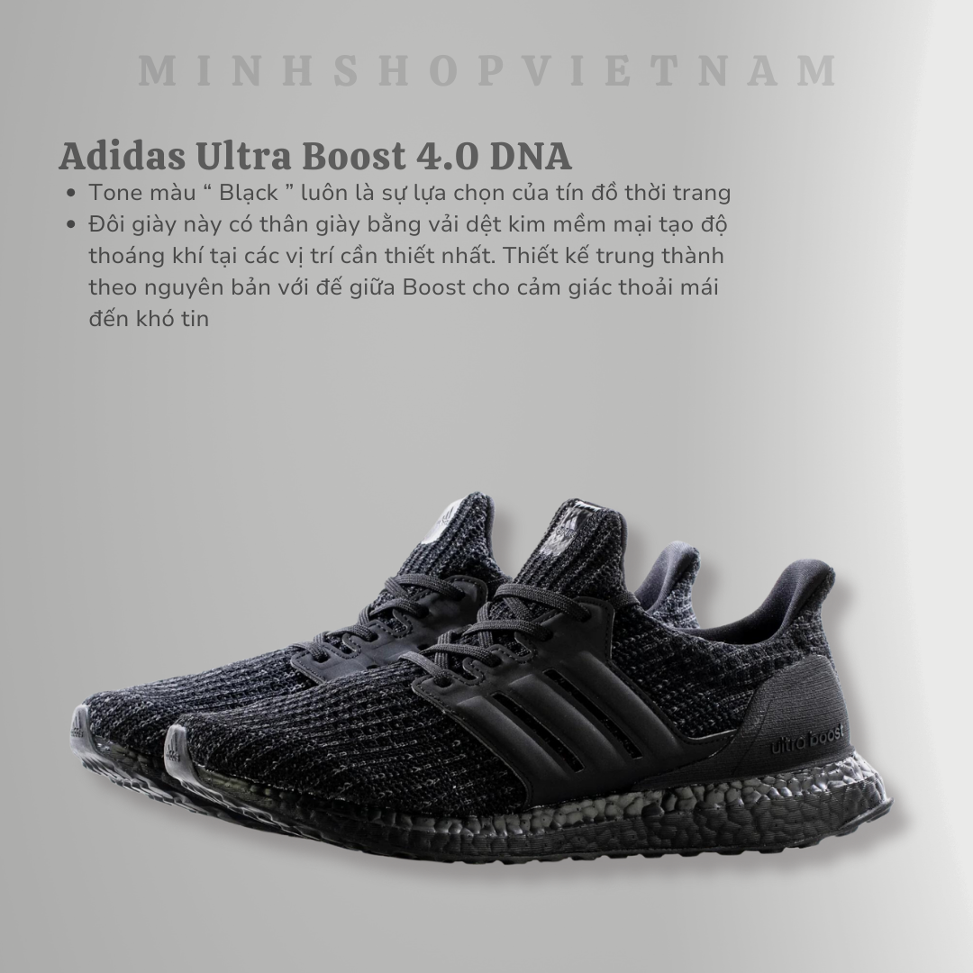 Minhshop.vn - Giày Adidas Ultra Boost 4.0 DNA Black ** [FY9121]