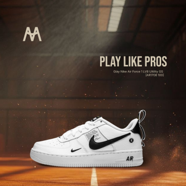 Giày Nike Air Force 1 LV8 Ultility  GS [AR1708 100] - YYY - Image 1