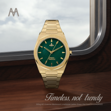 Đồng Hồ Vivienne Westwood Limehouse Ladies Green Dial Gold [VV244GRGD] - Image 1
