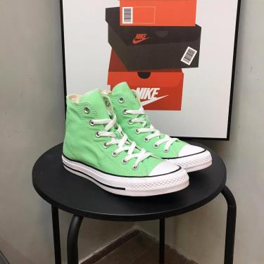 Hàng Chính Hãng Converse Chuck Taylor All Star Hi Light Green  2021**