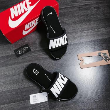 Hàng Chính Hãng Dép Nike Ultra Comfort 3 Black/White 2020**